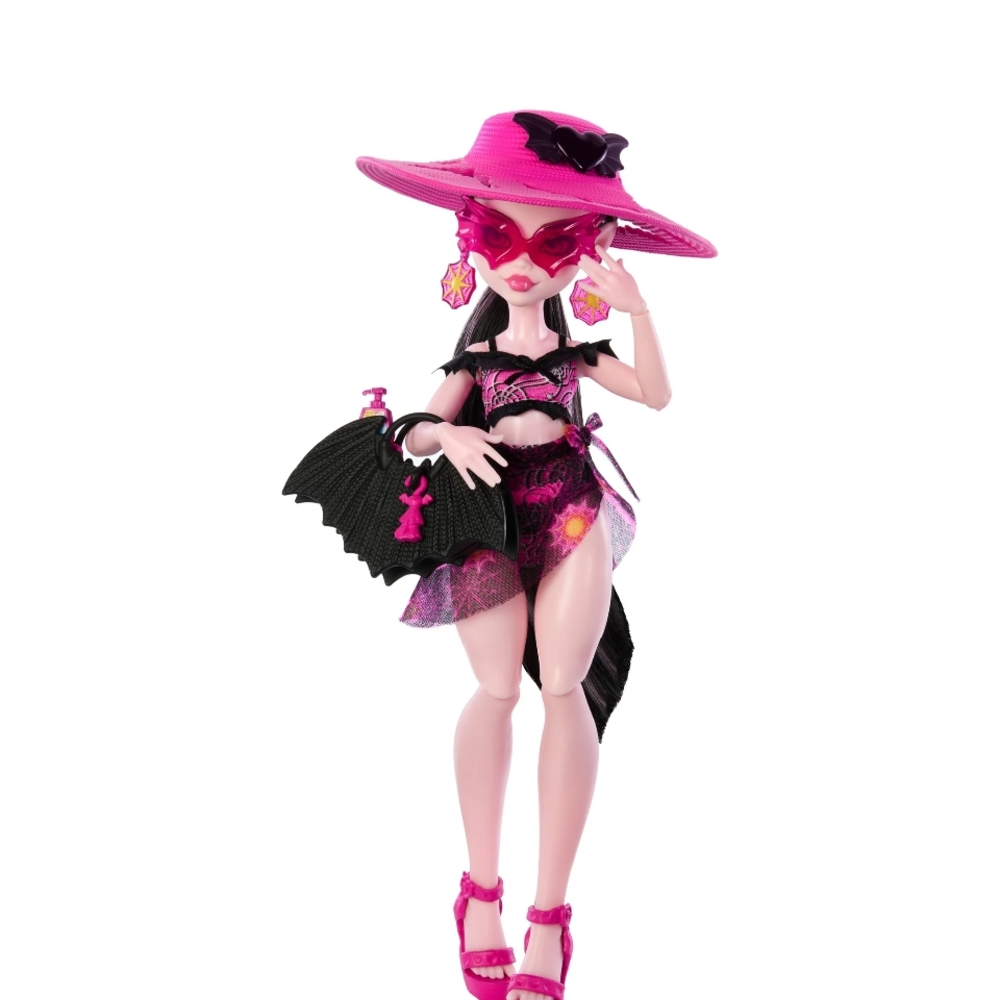 NEW!!!! Monster High Scare-adise Island Draculaura Fashion Doll with Swimsuit - Picture 4 of 5